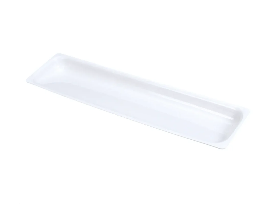 a white rectangular object with a white background