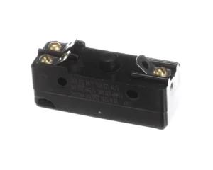 a black rectangular object with gold colored screws
