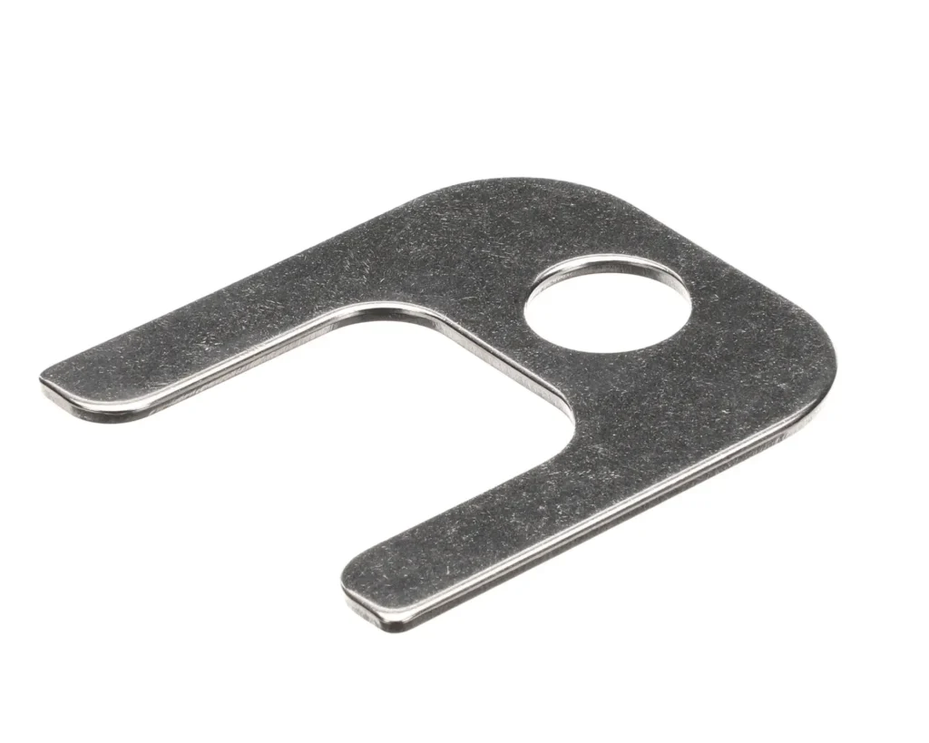 a metal object with a hole
