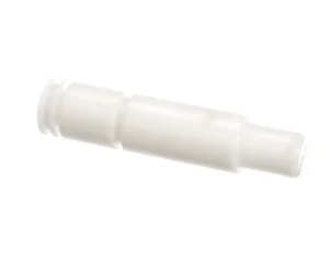 a white plastic object with a white cap