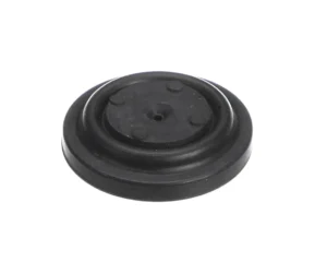 a black round object with a hole