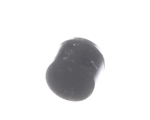 a black object on a white background