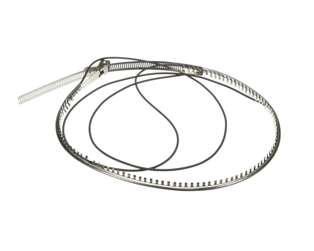 a metal wire with a clip