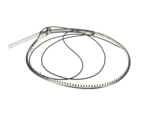 a metal wire with a clip