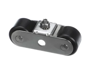 a metal and black roller