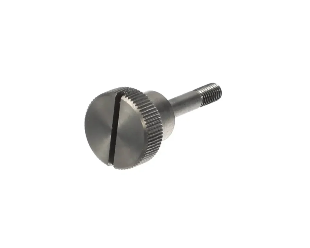 a close up of a screw