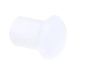 a white plastic object on a white background