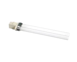 a light bulb with a white base