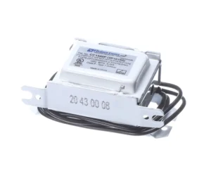 a white electronic device with black wires