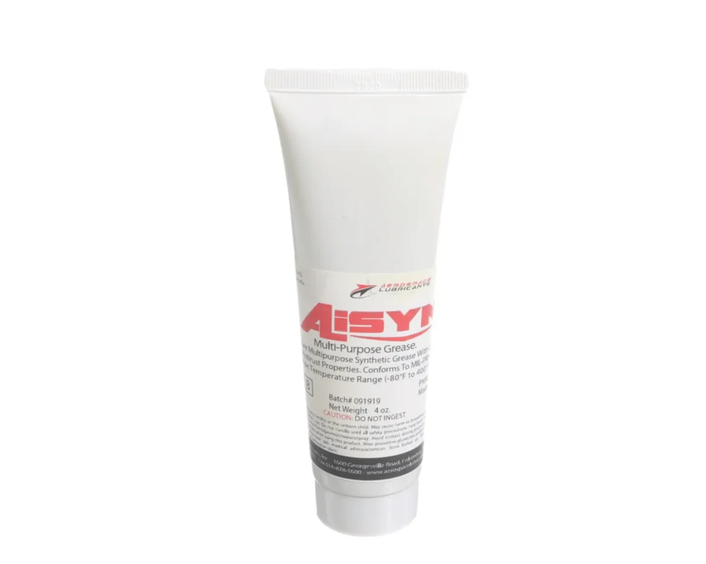 a white tube with red text
