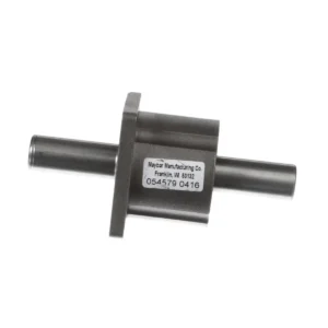a metal cylinder with a label