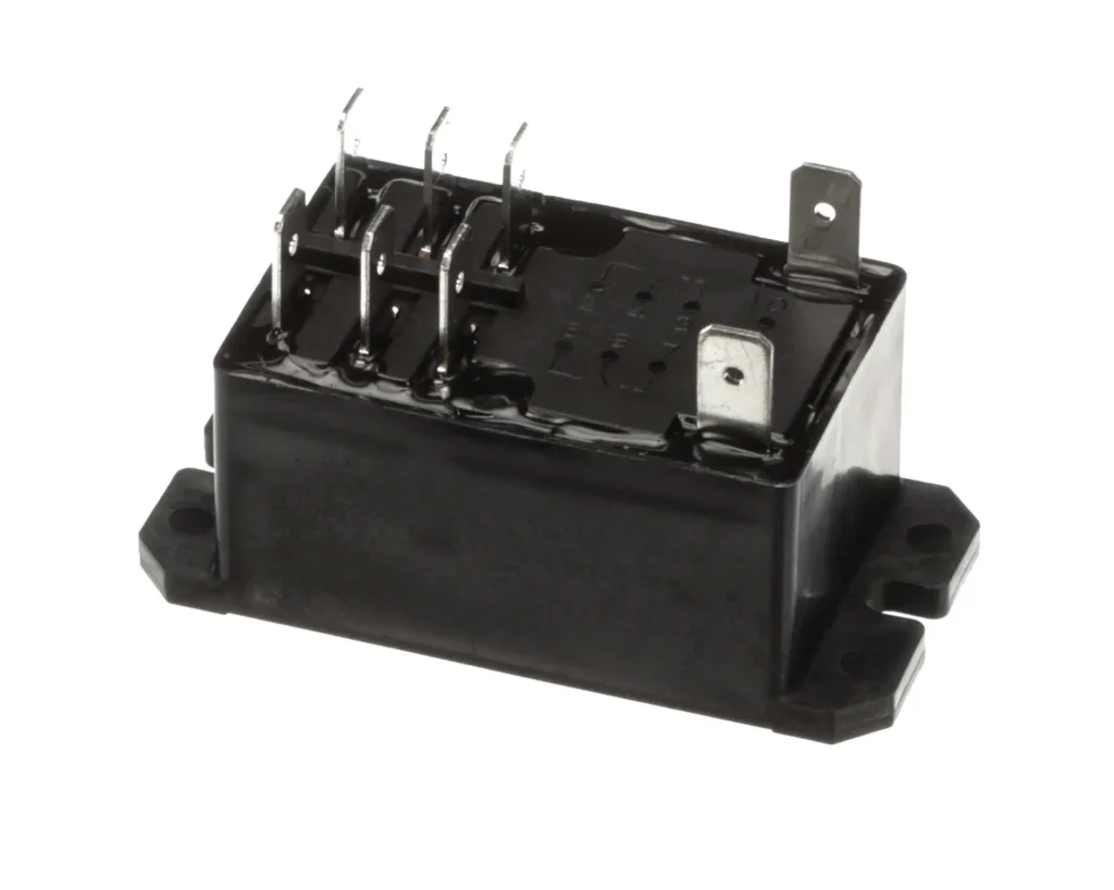 a black electronic device with metal parts