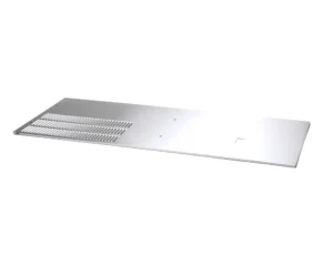 a metal plate with vent