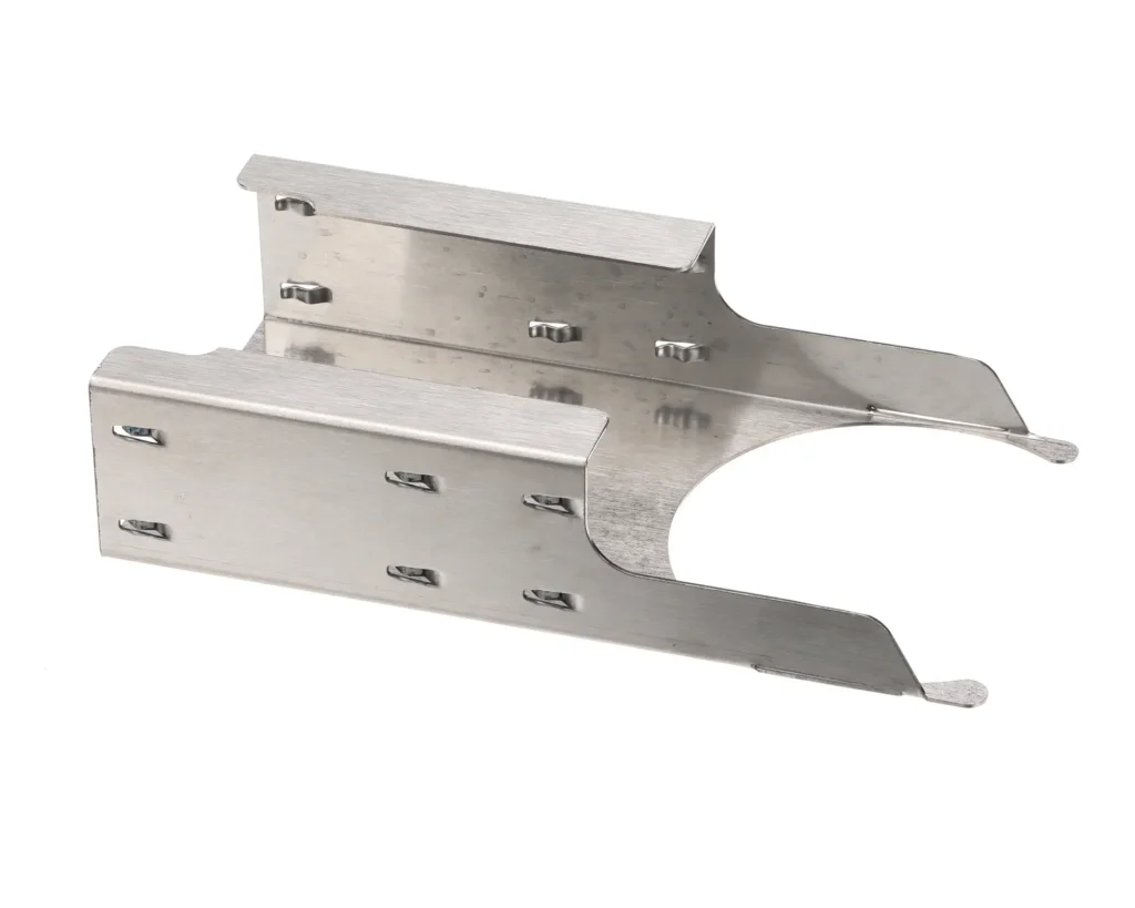 a metal object with holes