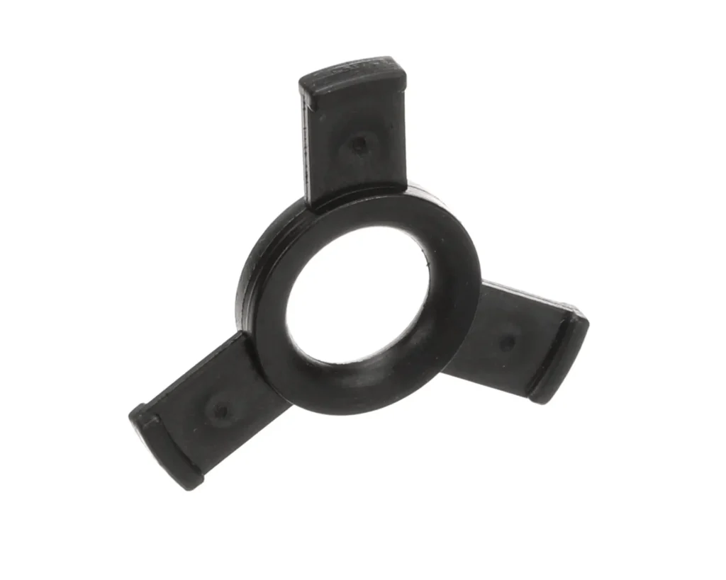 a black object with a circle