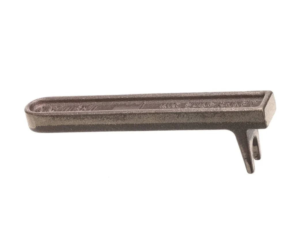 a metal tool on a white background