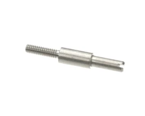 a metal object with a screw