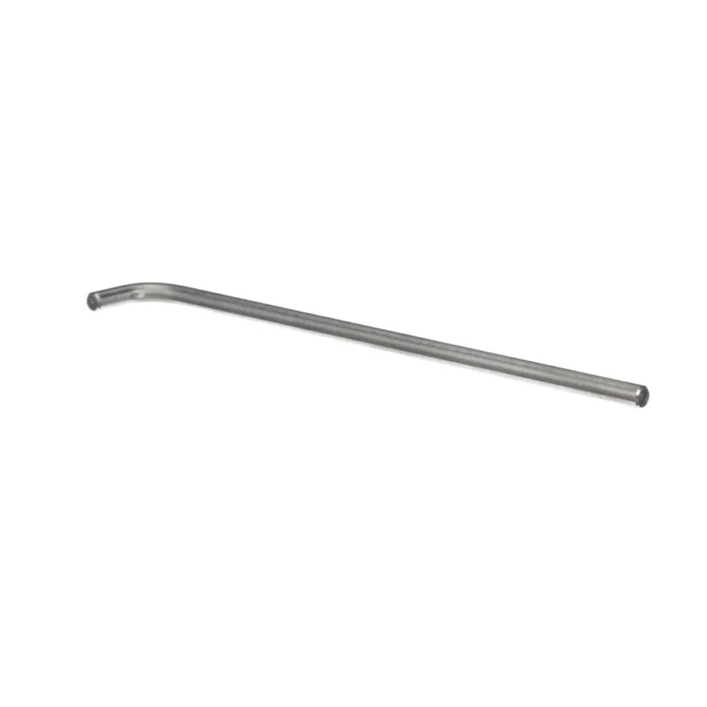 a silver metal bent rod