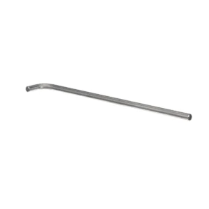 a silver metal bent rod