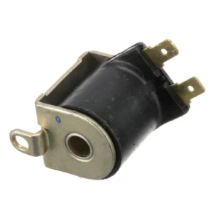 a black and gold metal device