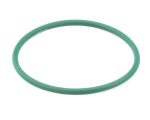 a green circle on a white background