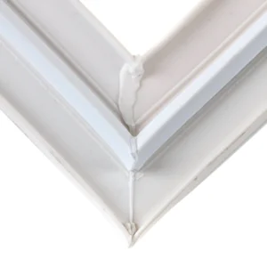 a close up of a corner of a picture frame
