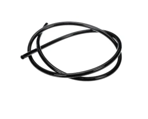 a black tube on a white background