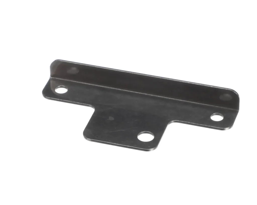 a metal plate with holes