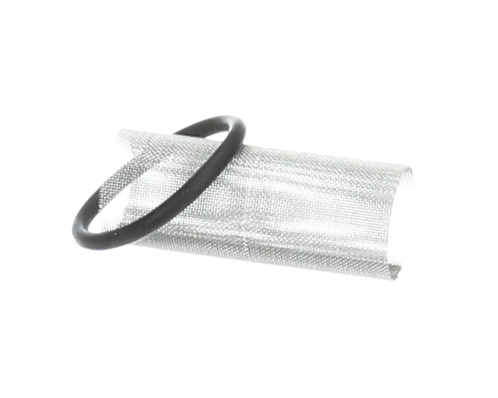 a close-up of a wire mesh
