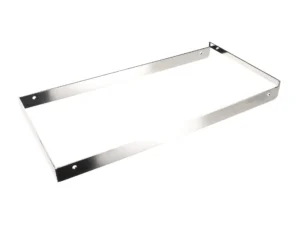 a metal frame with holes