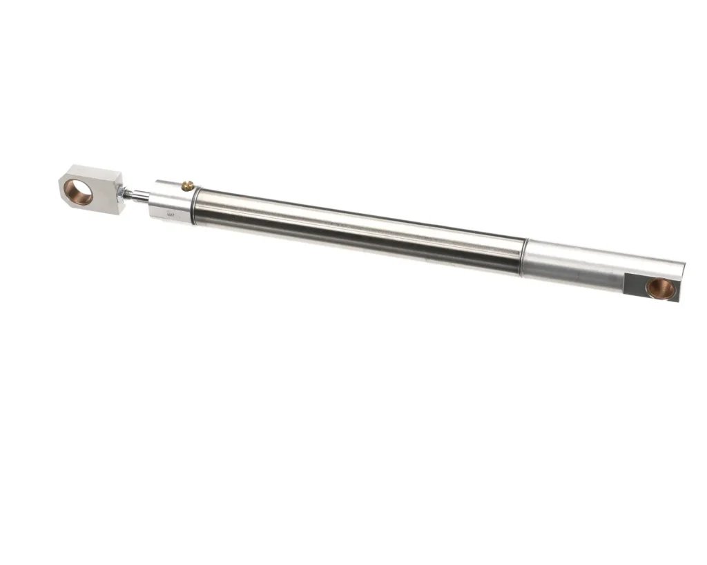 a metal cylinder with a hole in the end