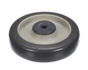 a black and white wheel