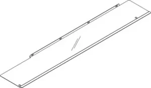 a drawing of a rectangular object