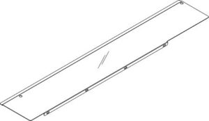 a drawing of a rectangular object