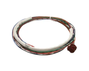 a close up of a wire