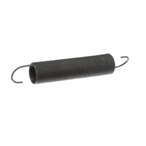a black coil on a white background