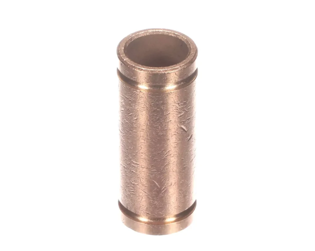 a close up of a metal tube