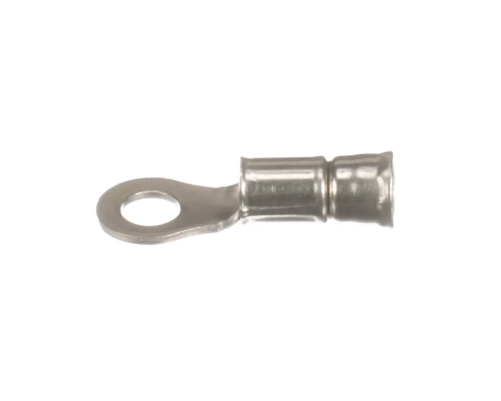 a close up of a metal piece