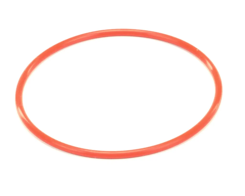 a red circle on a white background