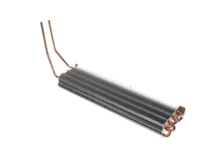 a heat exchanger with two copper pipes