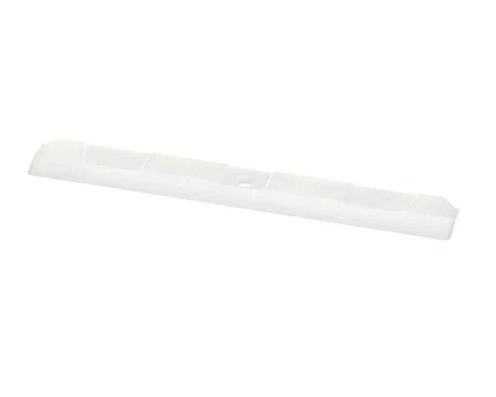 a white rectangular object with a hole
