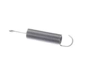 a close-up of a metal spring