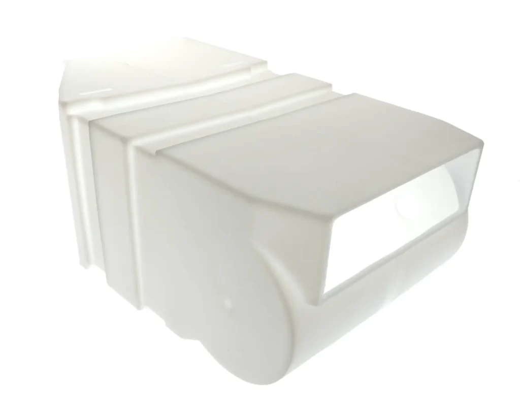 a white object with a light on it