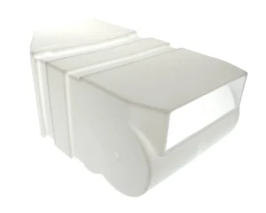 a white object with a light on it