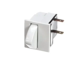 a white switch with a knob