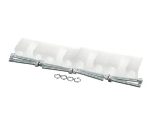 a metal object with a spring and screws
