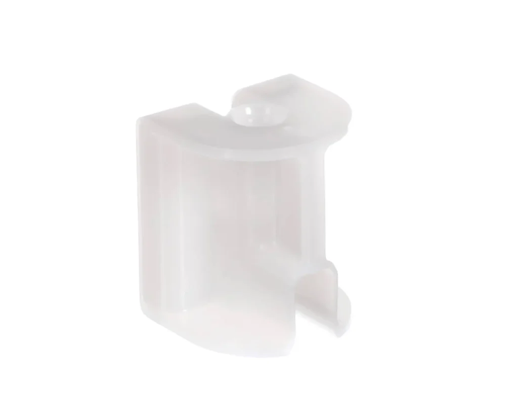 a white plastic piece of furniture