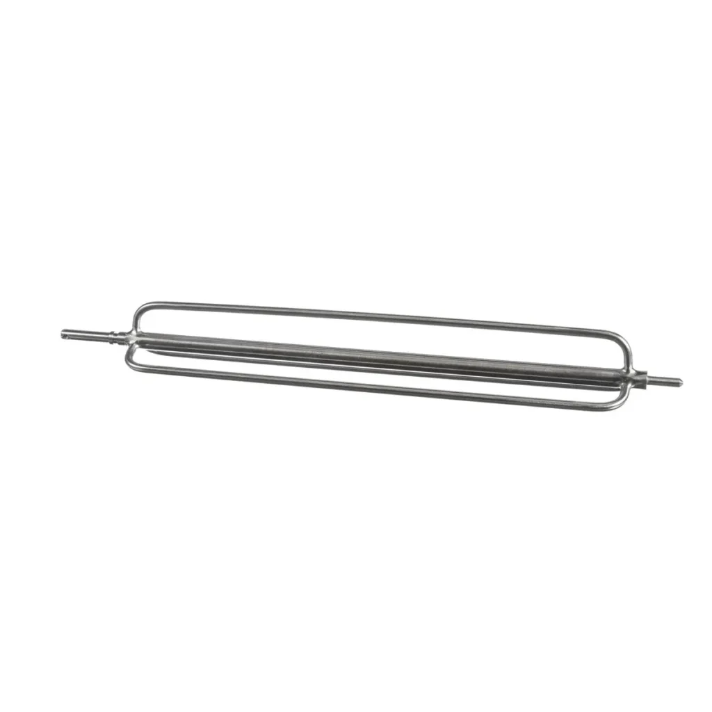 a metal object with a long handle