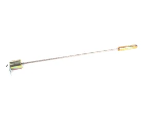 a long metal rod with a shiny handle
