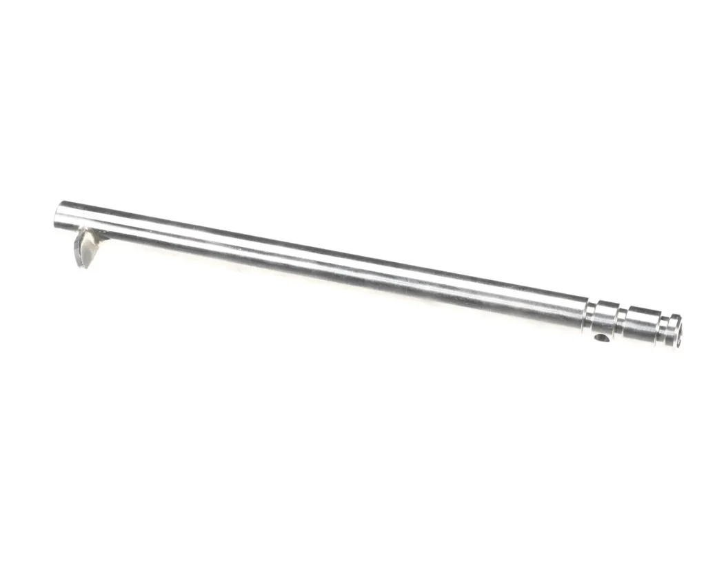 a metal rod with a screw on it